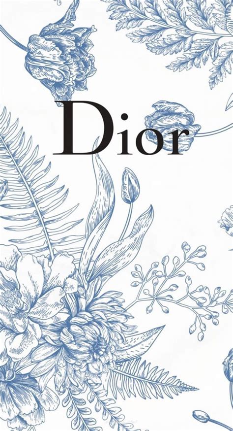 dior blue wallpaper